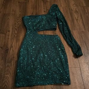 Windsor, Glittery Green Hoco Dress